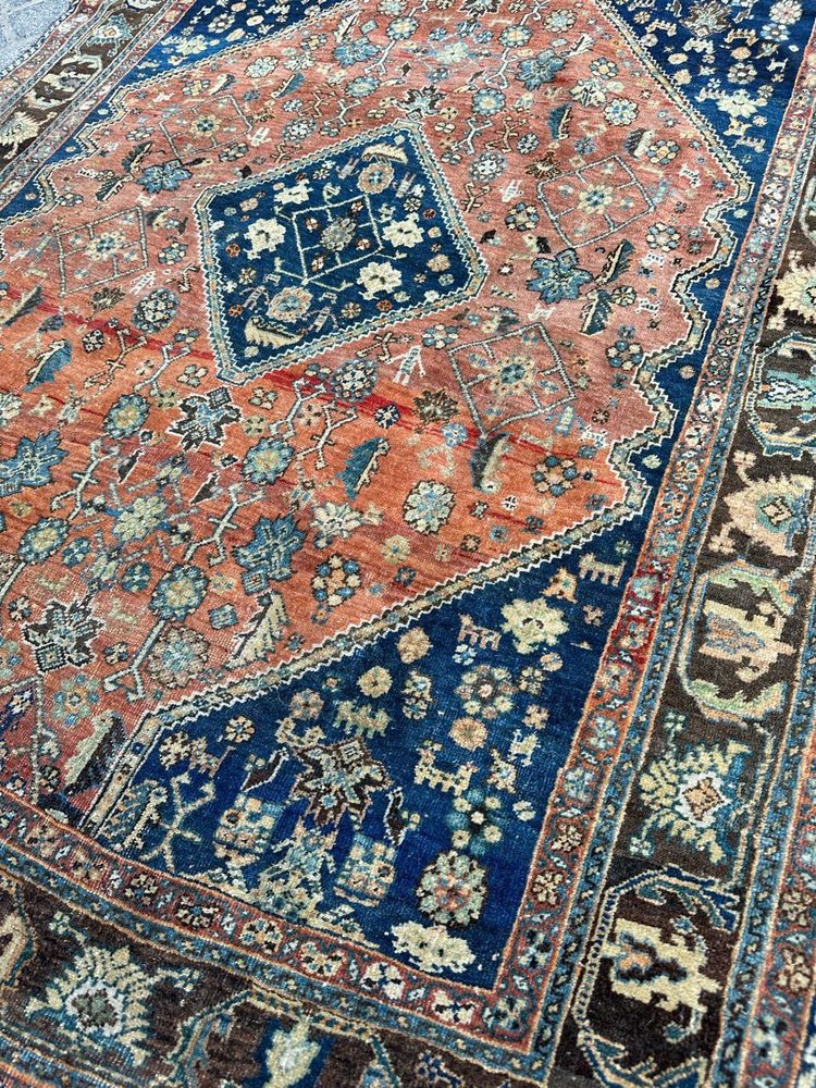 Antique Kashkouli Qashqai Rug