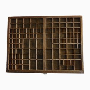 Antique Kasthylla Drawer for Block Letters for Printers in Wood and Metal Handle, 1900s-JKV-1822255