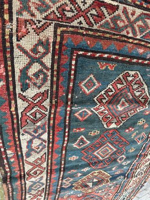 Antique Kazak Rug, 1890s-YMM-1824111