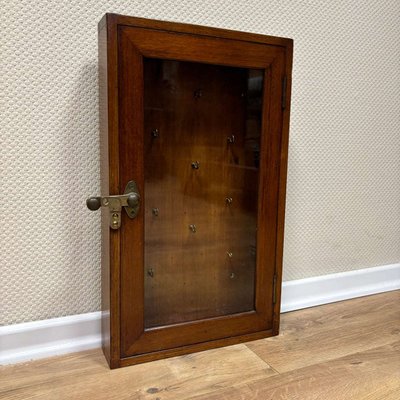 Antique Key Box in Walnut with Brass Latch-ALF-2033602