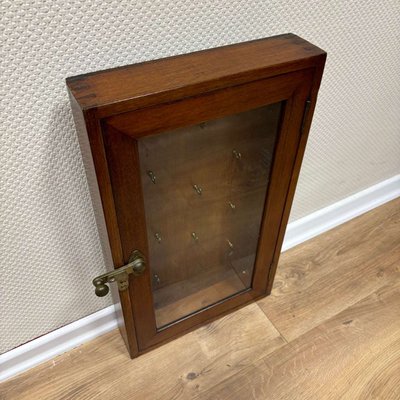 Antique Key Box in Walnut with Brass Latch-ALF-2033602