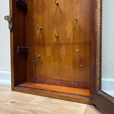 Antique Key Box in Walnut with Brass Latch-ALF-2033602