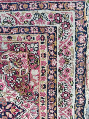 Antique Kirman Lavar Rug, 1890s-YMM-1818111