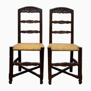 Antique Kitchen Chairs, Set of 6-ALF-2033563