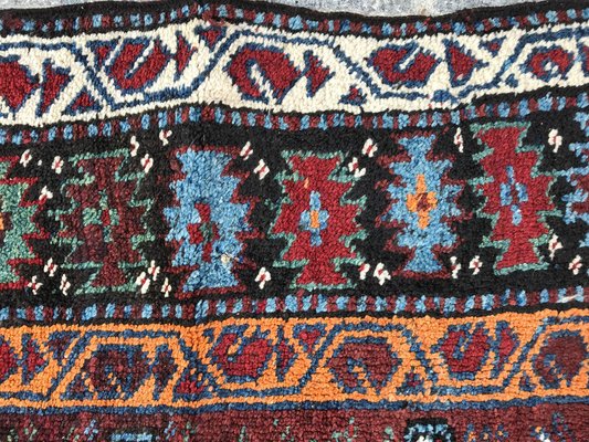 Antique Kurdish Kazak Back-YMM-1061952