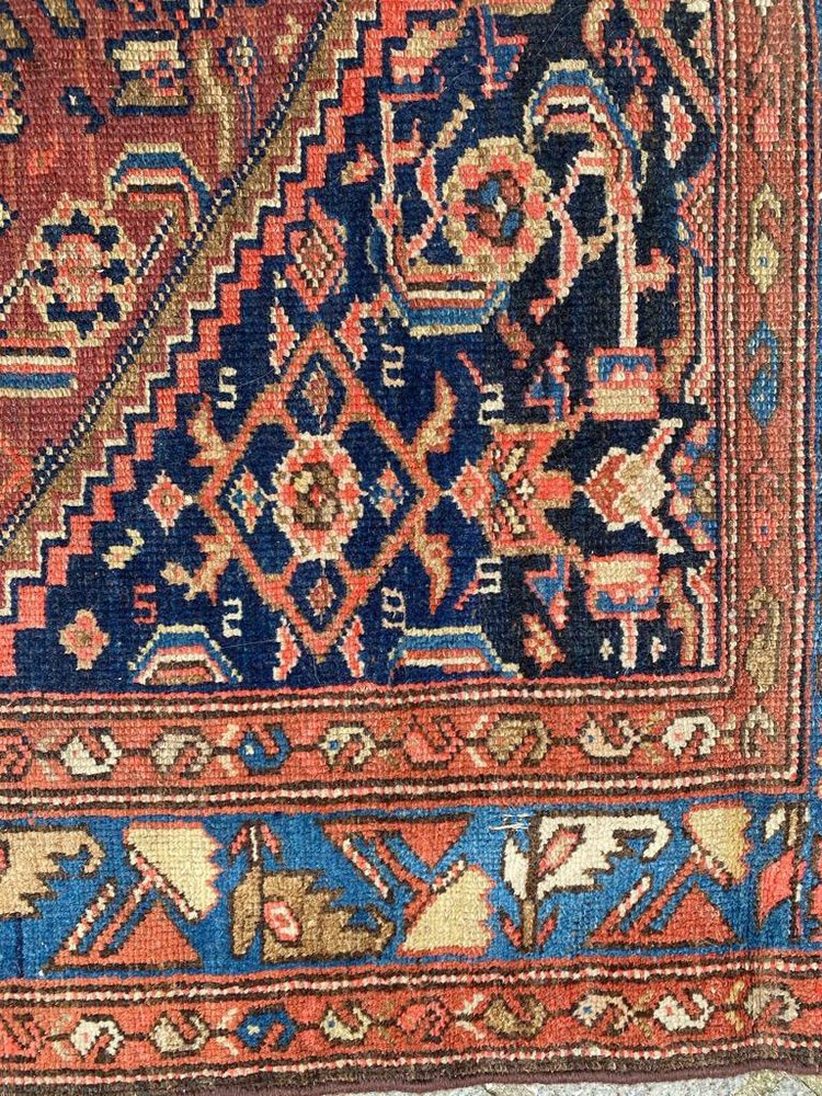 Antique Kurdish Malayer Rug