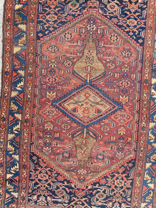 Antique Kurdish Malayer Rug