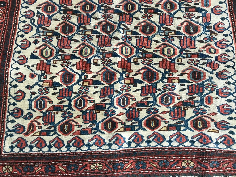 Antique Kurdish Malayer Rug