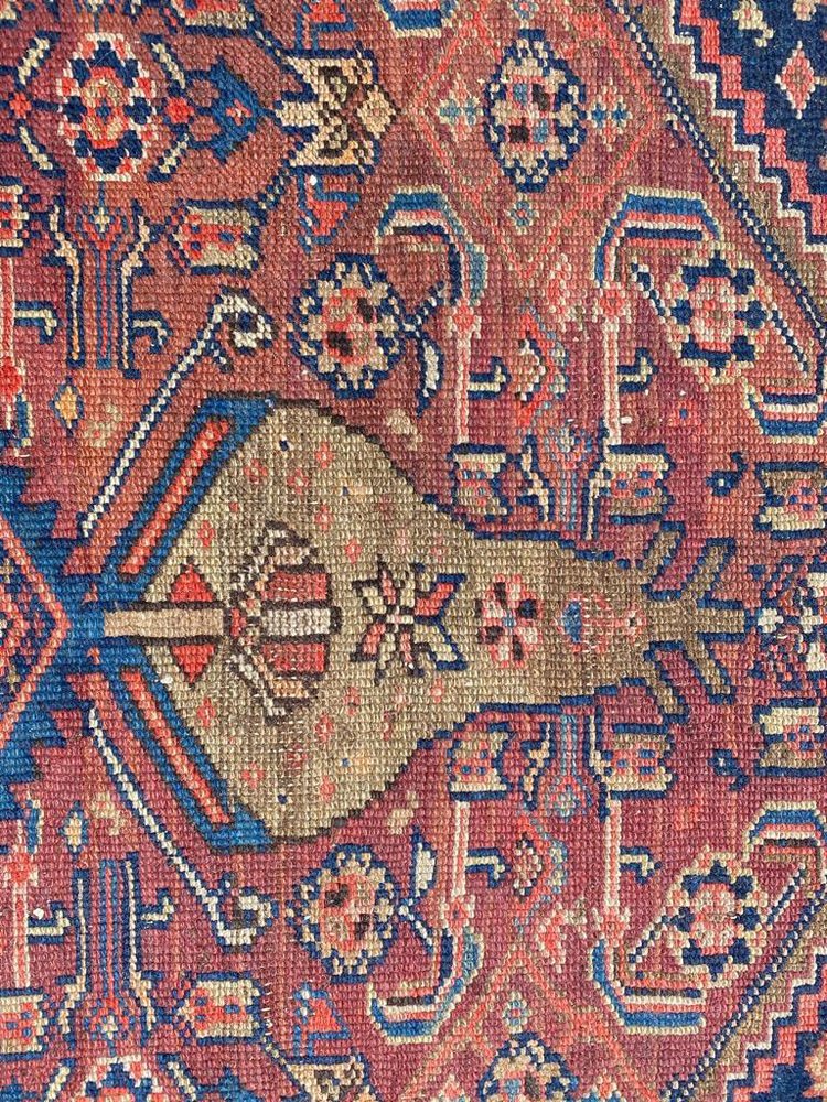 Antique Kurdish Malayer Rug