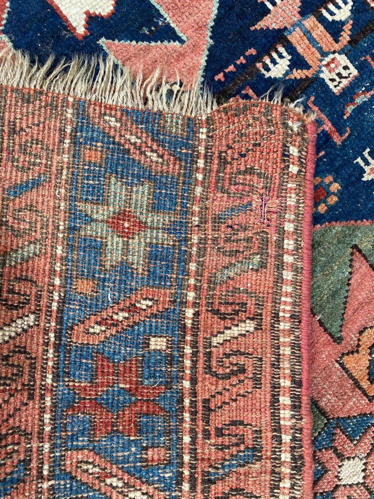 Antique Kurdish Rug, 1890s