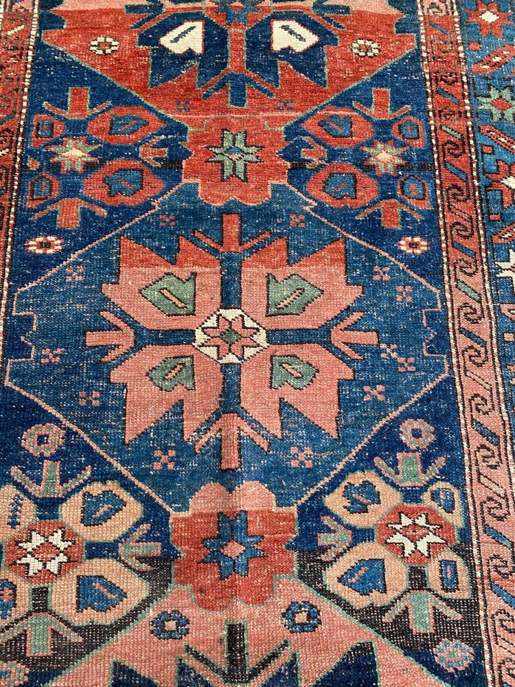 Antique Kurdish Rug, 1890s