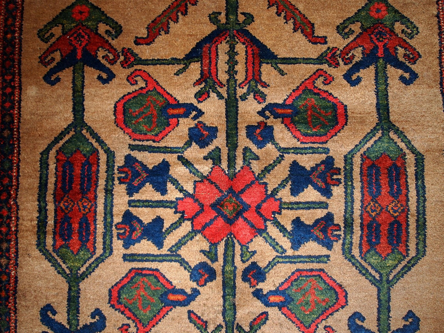 Antique Kurdish Rug, 1900s