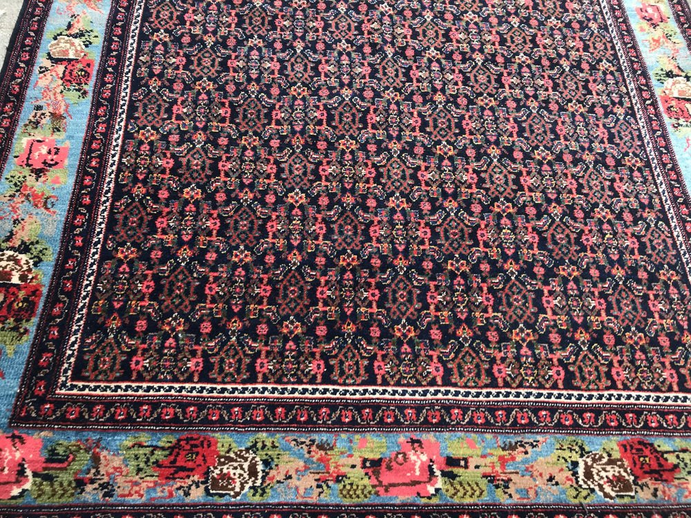 Antique Kurdish Senneh Rug