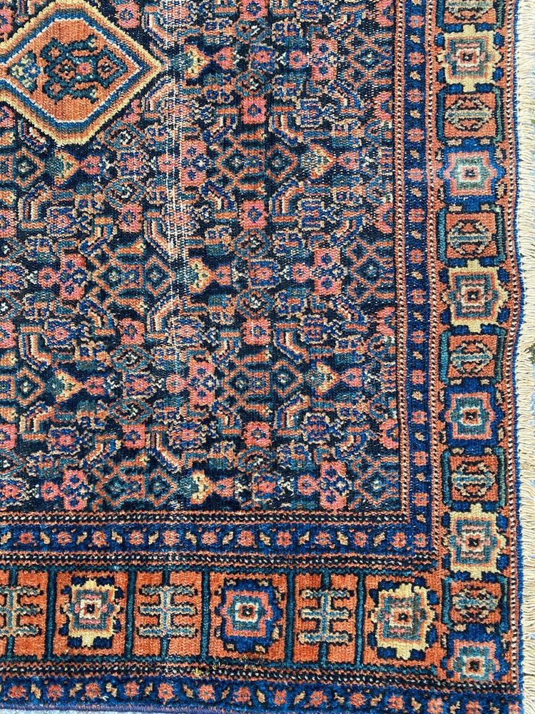 Antique Kurdish Senneh Rug, 1890s