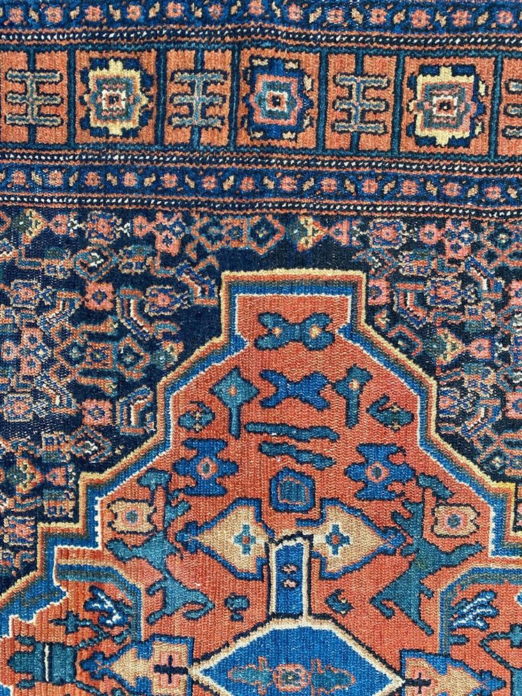 Antique Kurdish Senneh Rug, 1890s