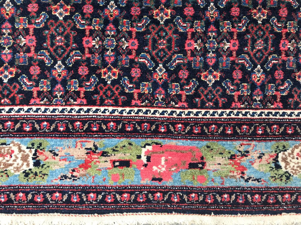 Antique Kurdish Senneh Rug