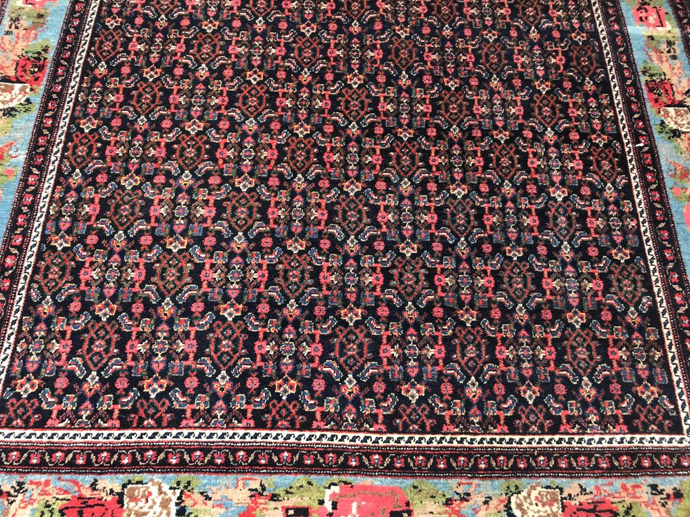 Antique Kurdish Senneh Rug