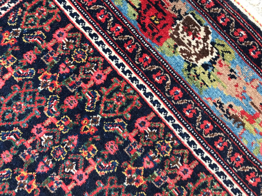 Antique Kurdish Senneh Rug