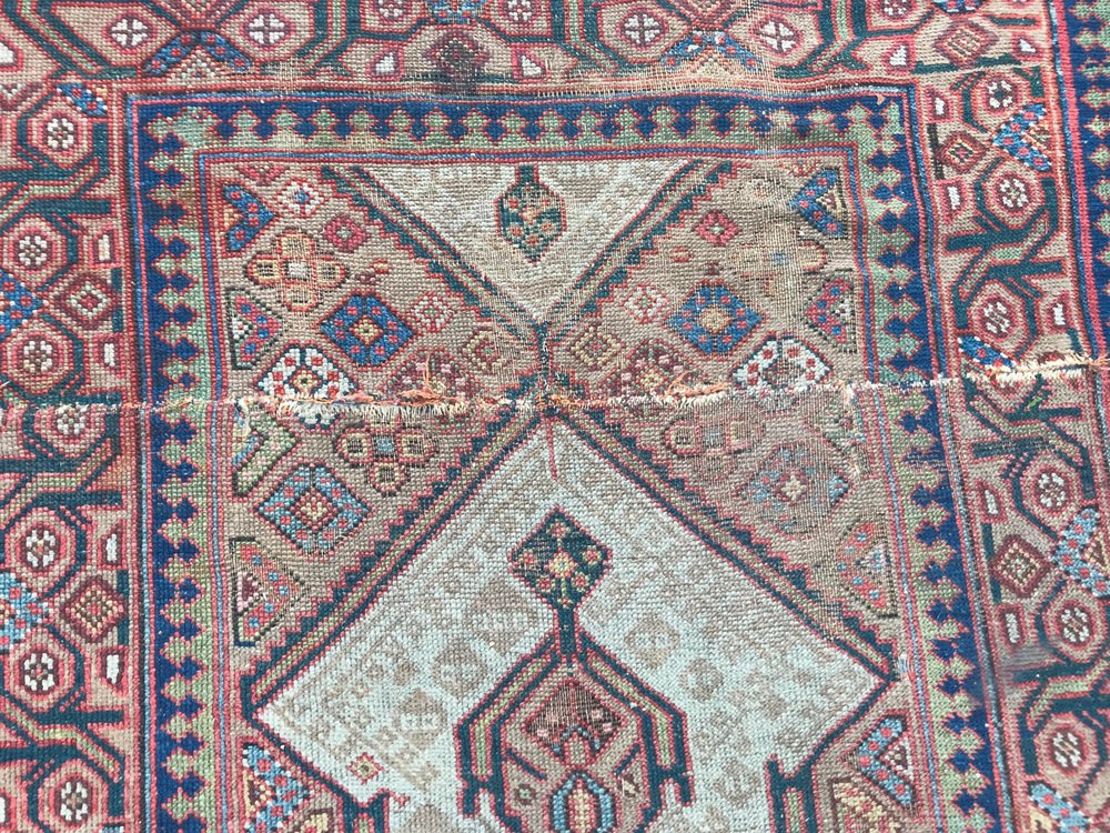 Antique Kurdish Serapi Runner