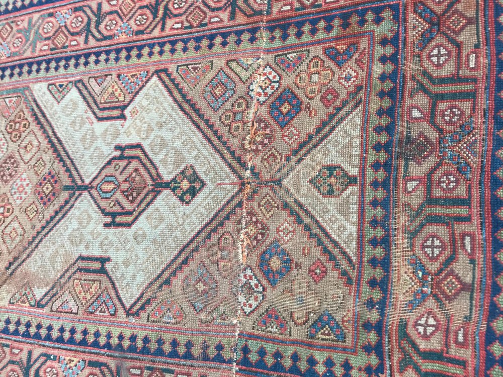 Antique Kurdish Serapi Runner