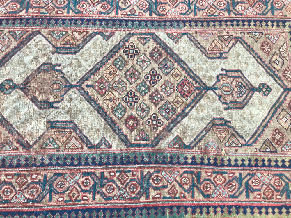 Antique Kurdish Serapi Runner