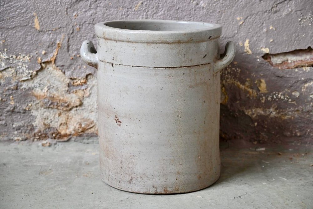 Antique Lactofermentation Pot in Sandstone