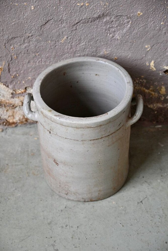 Antique Lactofermentation Pot in Sandstone