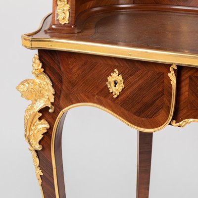 Antique Lady's Desk in Marquetry and Gilt Bronze-WFS-2026628