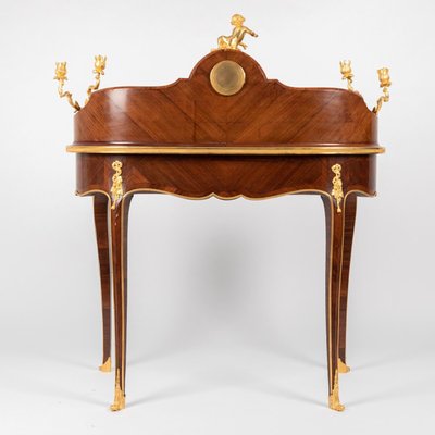 Antique Lady's Desk in Marquetry and Gilt Bronze-WFS-2026628