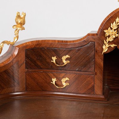 Antique Lady's Desk in Marquetry and Gilt Bronze-WFS-2026628