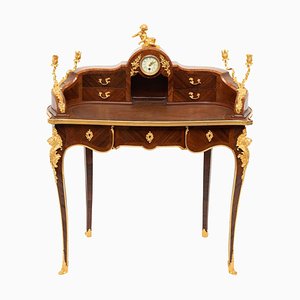 Antique Lady's Desk in Marquetry and Gilt Bronze-WFS-2026628