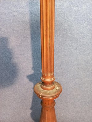 Antique Lamp Base in Oak, 1900-AWH-1328216