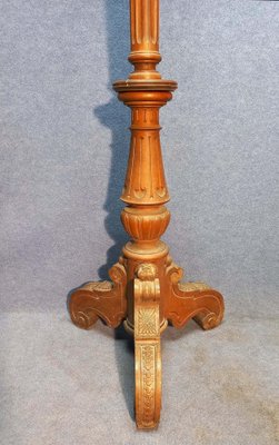 Antique Lamp Base in Oak, 1900-AWH-1328216