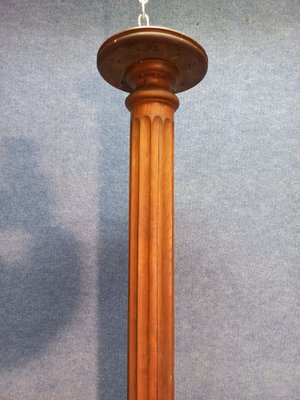 Antique Lamp Base in Oak, 1900-AWH-1328216