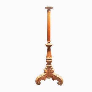 Antique Lamp Base in Oak, 1900-AWH-1328216