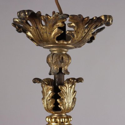 Antique Lantern in Gilded Bronze with Decorations, Early 20th Century-VMM-2023818