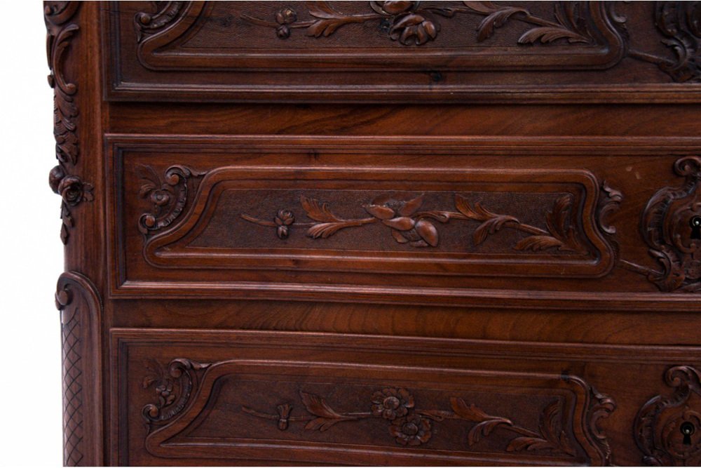 Antique Late 19th Century Stone Chest of Drawers, Western Europe