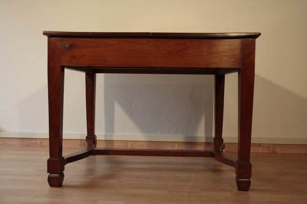 Antique Liberty Italian Extendable Dining Table in Cherry Wood, 1920s-BZF-1291950