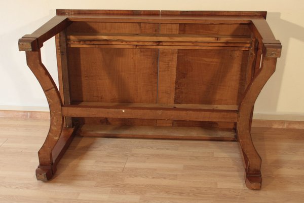 Antique Liberty Italian Extendable Dining Table in Cherry Wood, 1920s-BZF-1291950