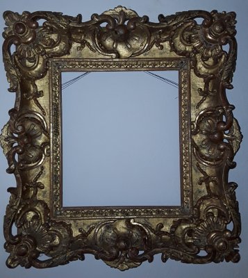 Antique Lime Wood Gilded Picture Frame-HOI-949982