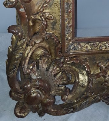 Antique Lime Wood Gilded Picture Frame-HOI-949982