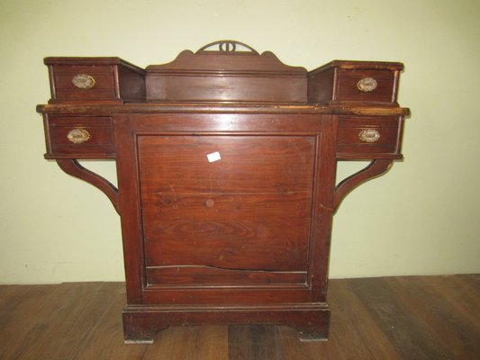 Antique Linen Chest or Cabinet-CDG-978435