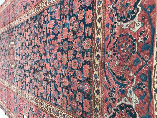 Antique Long Beshir Afghan Rug-YMM-1134724