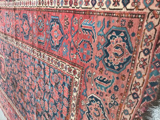 Antique Long Beshir Afghan Rug-YMM-1134724