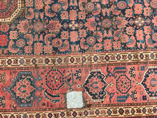 Antique Long Beshir Afghan Rug-YMM-1134724