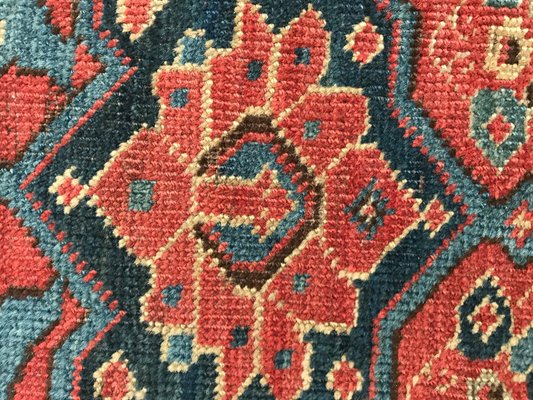 Antique Long Beshir Afghan Rug-YMM-1134724