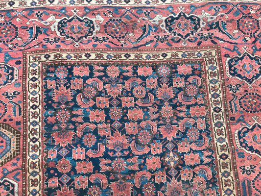 Antique Long Beshir Afghan Rug-YMM-1134724