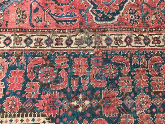 Antique Long Beshir Afghan Rug-YMM-1134724