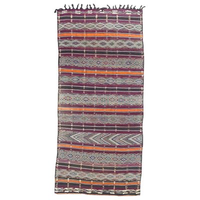 Antique Long Moroccan Kilim-YMM-1061622