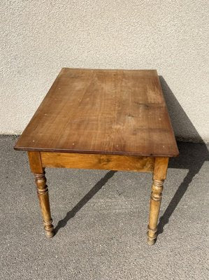 Antique Louis Philippe Cherry Bistro Table, 1900s-SDV-857388